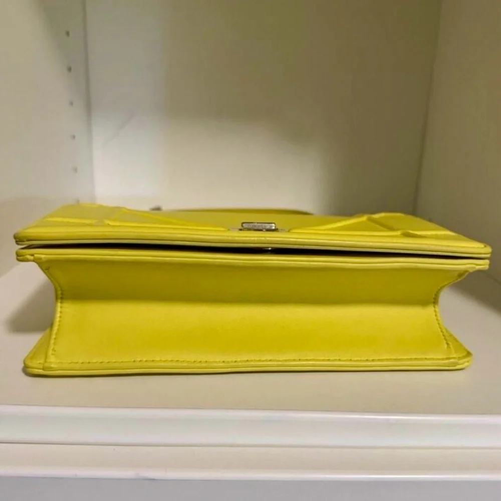 $3350 Dior Diorama Yellow Small Flap Crossbody Bag - Picture 6 of 15